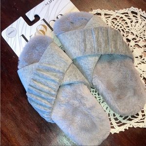 Kooba Fuzzy Slippers